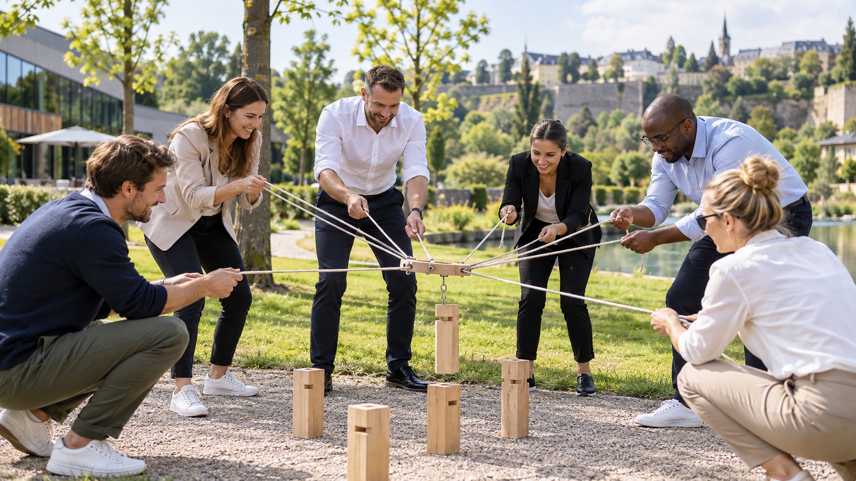 Outdoor team building